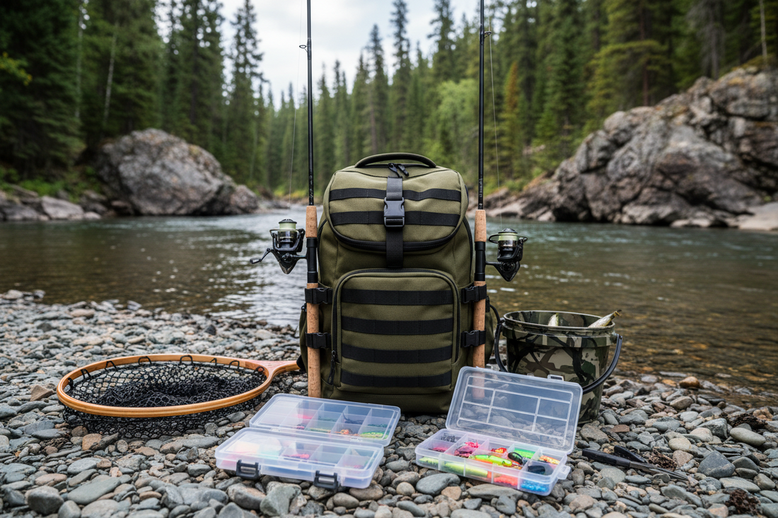 Baitium 40L Fishing Tackle Backpack — The Only Bag Built for Serious Anglers
