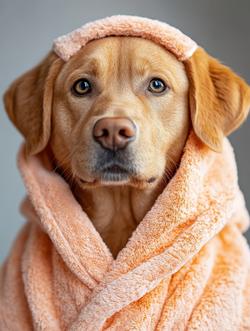 Keeping Your Pup Dry: How a Pet Bathrobe Coat Can Improve Bath Time Efficiency