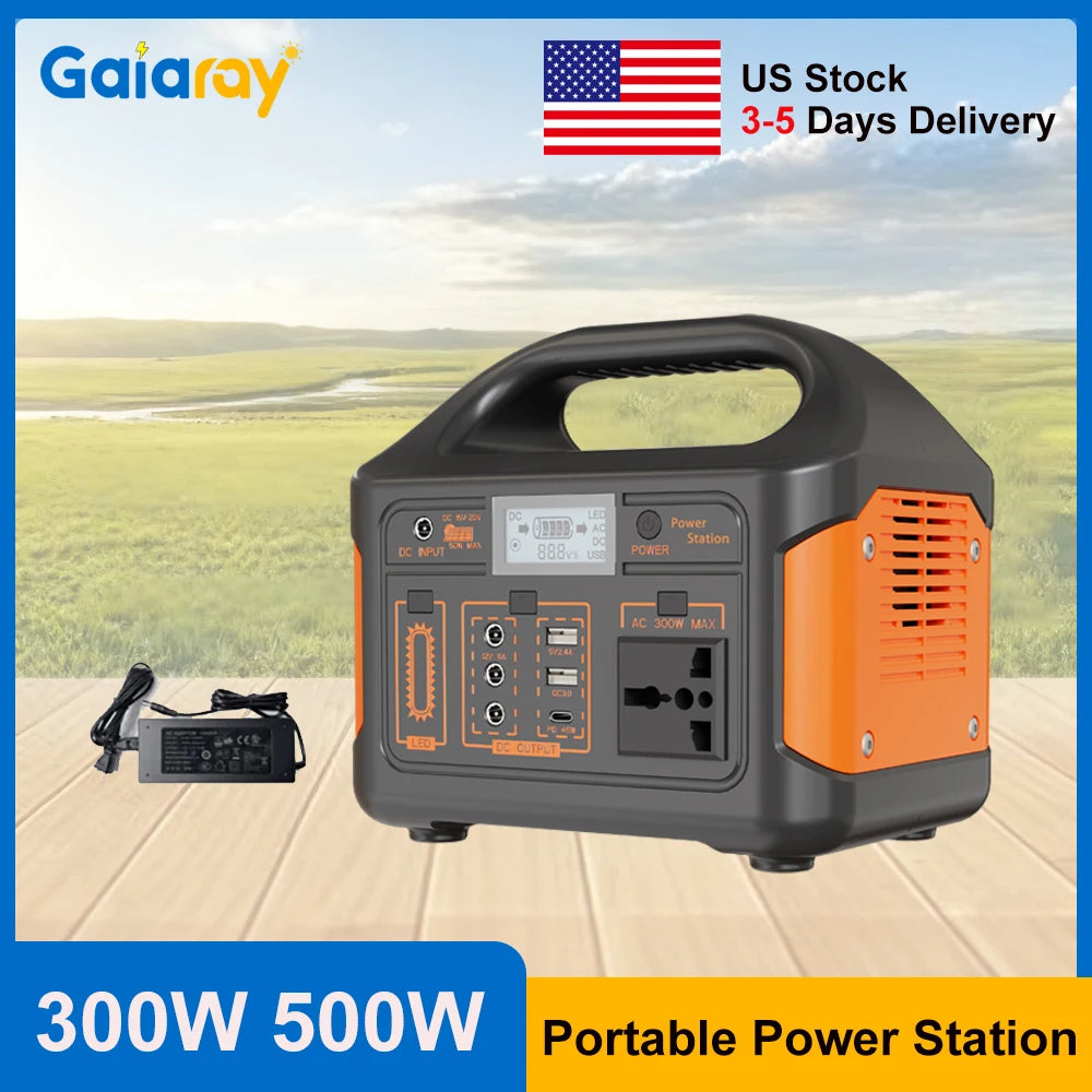 Camping Equipment Portable Power Station 2048WH Power Bank LiFePO4 Battery 2400W.