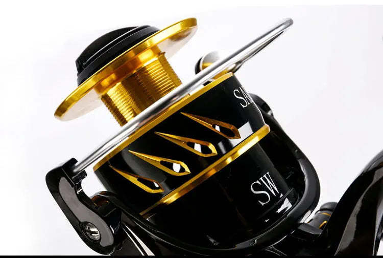 Saltiga Full Metal Fishing Reel High-speed spinning wheel 12BB Alloy reel 35kg drag power