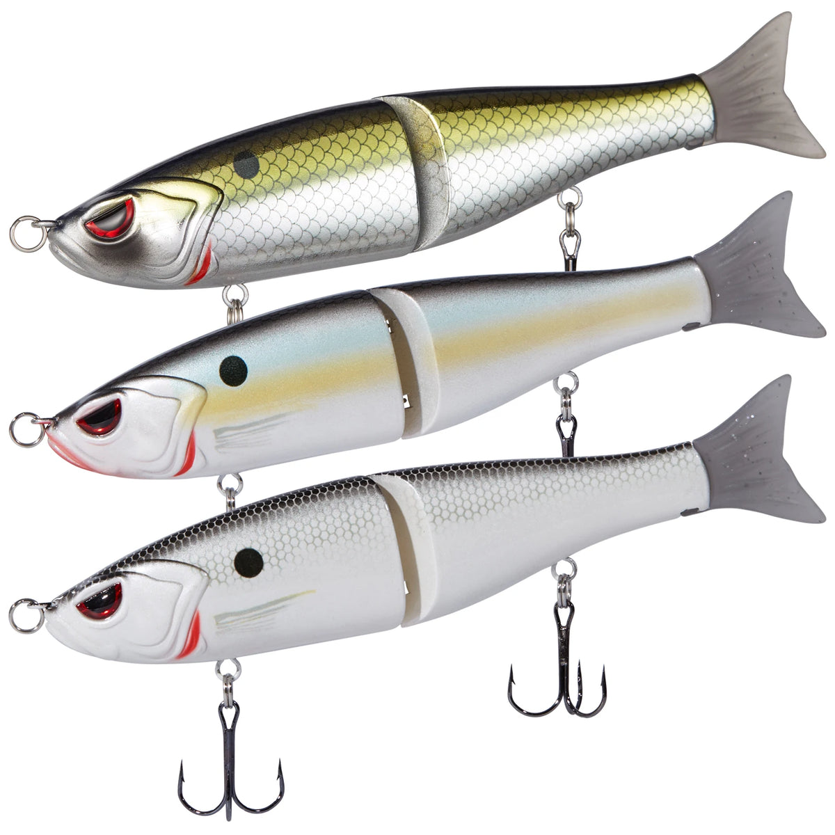 Bassdash Swimbaits Pike Trout Glide Baits Minnow Hard Bass.