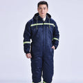 Winter Work Clothing Cotton Padded Jumpsuit Fishing Suit Antifouling Durable Overalls.