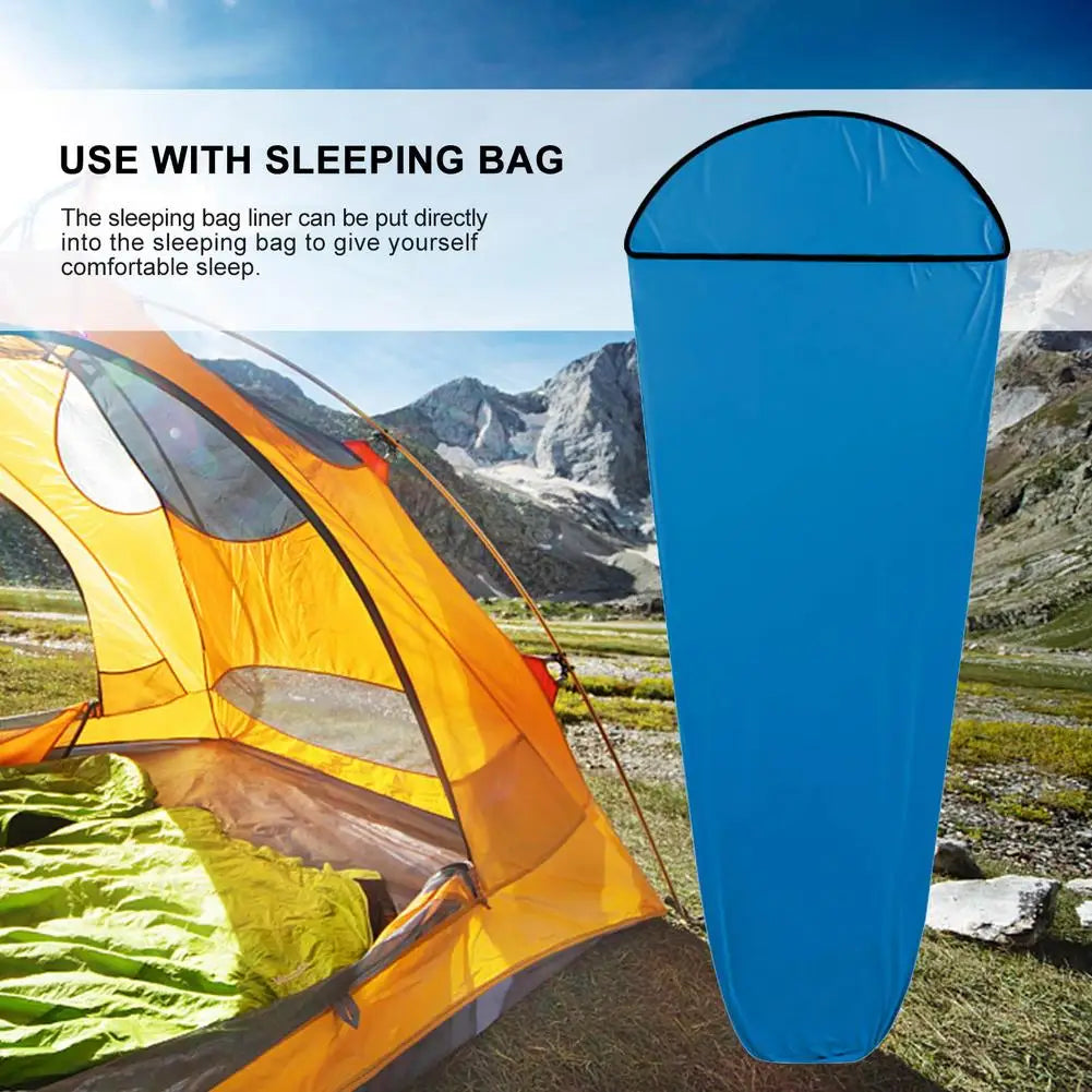 Fleece Sleeping Bag Liner with Zipper Portable Sleeping Bag Liner.