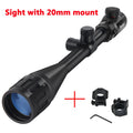 6-24x50 AO Rifle Scope Hunting Long-Range Scope Illuminated Red/Green.