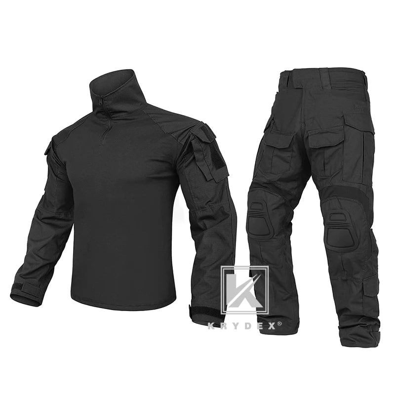 KRYDEX Camouflage Shirt & Pants Kit Outdoor Uniform