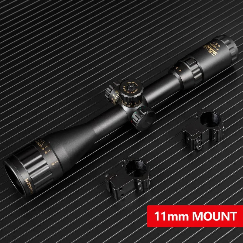 DIANA 4-16x44 Tactical Riflescope Optic Sight Green Red Illuminated.