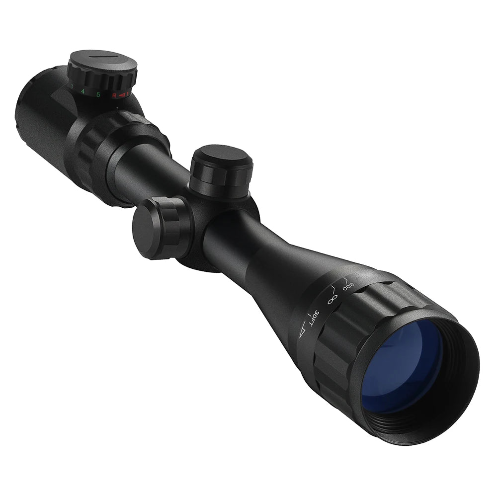 4-16X40 AOEG Rifle Scopes Red and Green Illuminated Hunting Scopes.