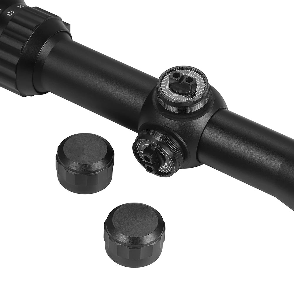 4-16X40 AOEG Rifle Scopes Red and Green Illuminated Hunting Scopes.