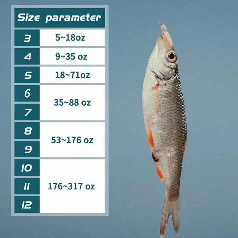 Circle Fishhook 3#-12# Jig Barbed Bait Tackle 50-1600Pcs/Box