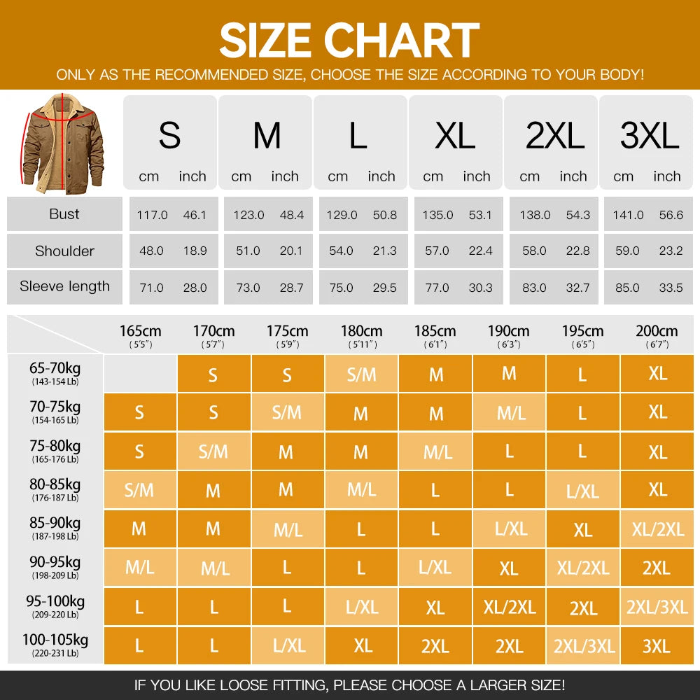 Men's Jackets Winter Warm Waterproof Fleece Lined High Quality Multi-color Coat Comfortable.