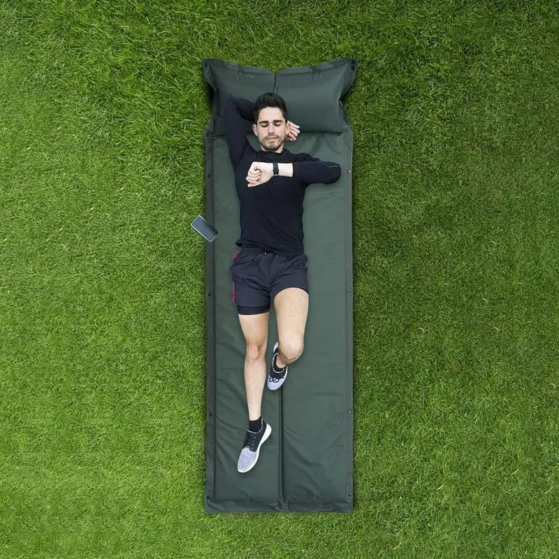 Inflatable Camping Mats Camping Mattress Pad 4-Season Camp Sleeping Mat.
