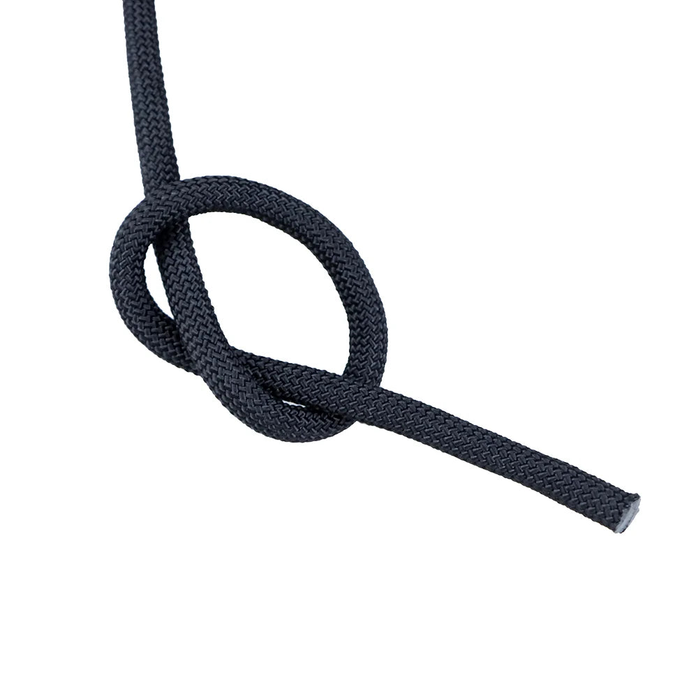 High Strength 3520lbs 3/8 Inch Polyester Rope 100Ft Black-for Tree Climbing Rigging, Arborist