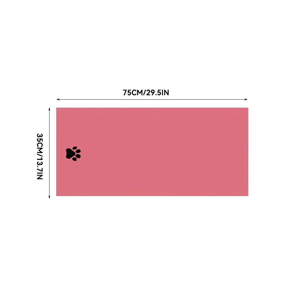 35*75cm/50*100cm Microfiber Pet Bath Towel Embroidered Super.