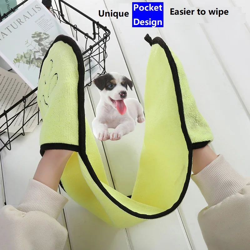 Bath Supplies Pet Bath Towel Quick-Drying Absorbent Microfiber Big.