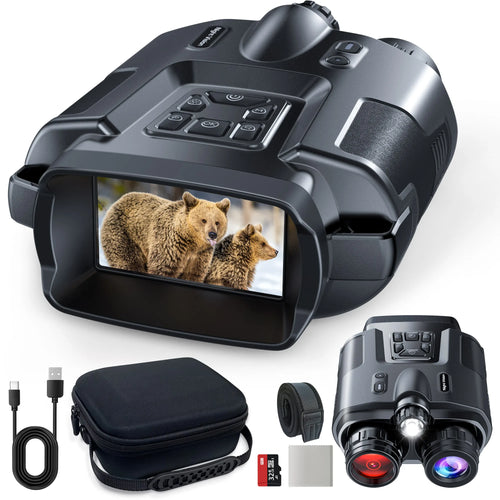 Long Range Helmet Mounted Tactical Digital Infrared Night Vision Binoculars NV8000