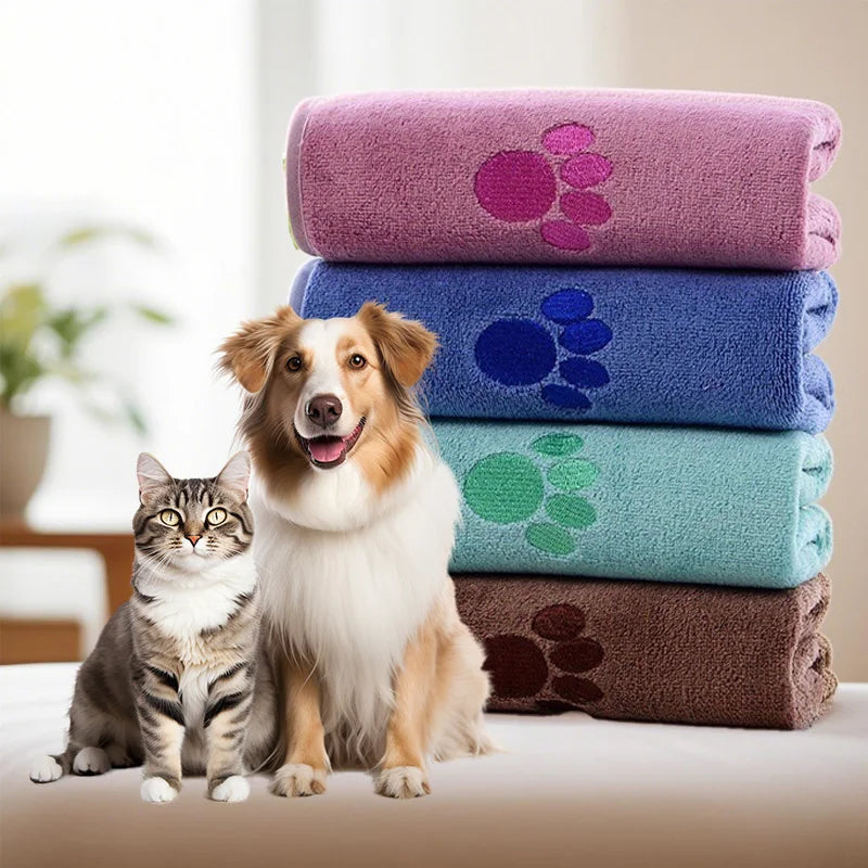 Microfiber Pet Grooming Drying Towel, Super Absorbent Quick Dry.