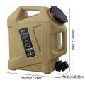 10/11/12L Drinking Water Container with Spigot Leakproof Camping Water.