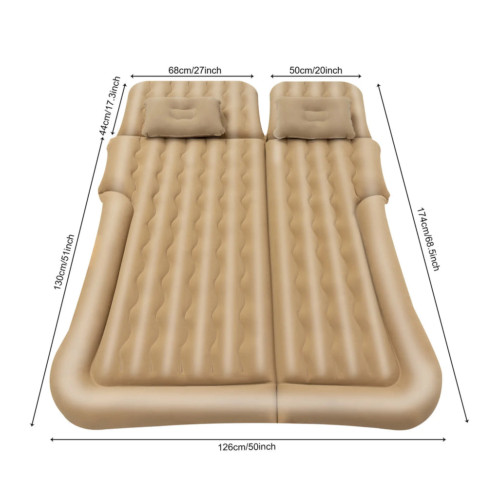 SUV Air Mattress w/ Air Pump, Inflatable Car Mattress for Trunk.