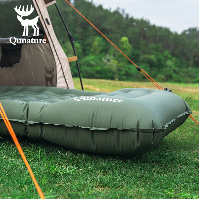 Qunature Local Shipping Camping Inflatable Mattress Sleeping Pad Ultralight.