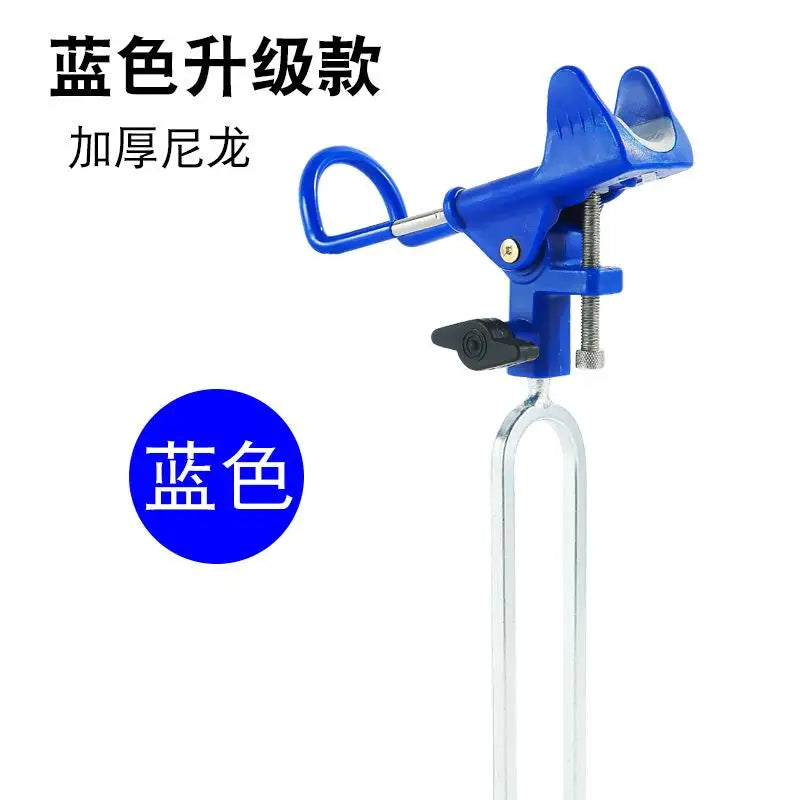 360° Adjustable Bank Fishing Rod Holder – Foldable Ground Spike Stand, Rust-Proof