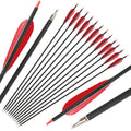 6pcs 32inch Archery Pure Carbon Arrow Spine 500 Shaft +/- 0.003.
