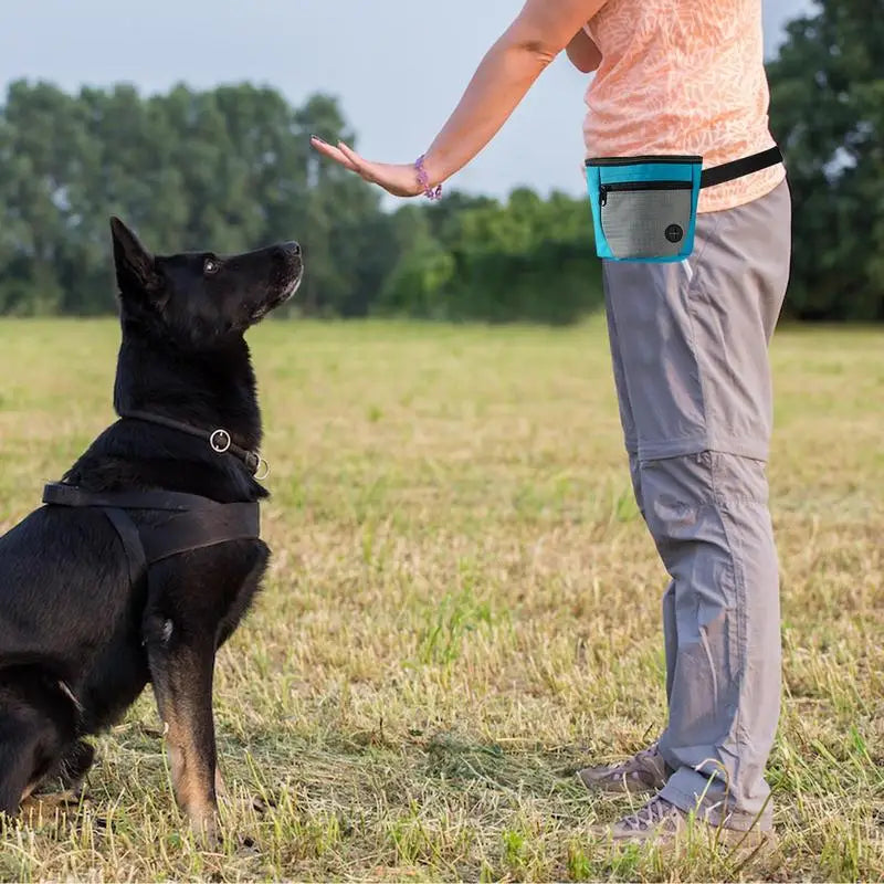Dog Treat Pouch Magnetic Closure Puppy Training Waist Bag Puppies.