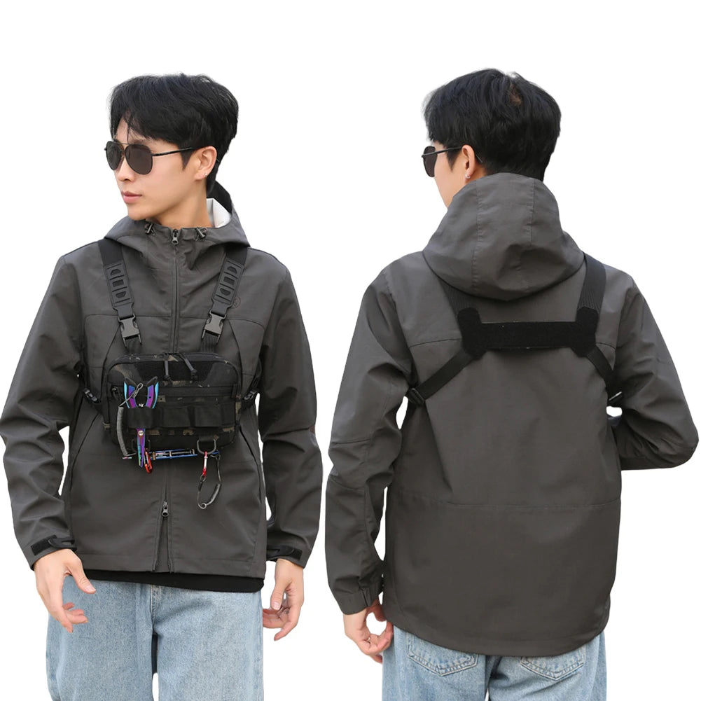 Fishing Tackle Bags Waist Fanny Pack Fishing Lures Line Box Utility Storage.