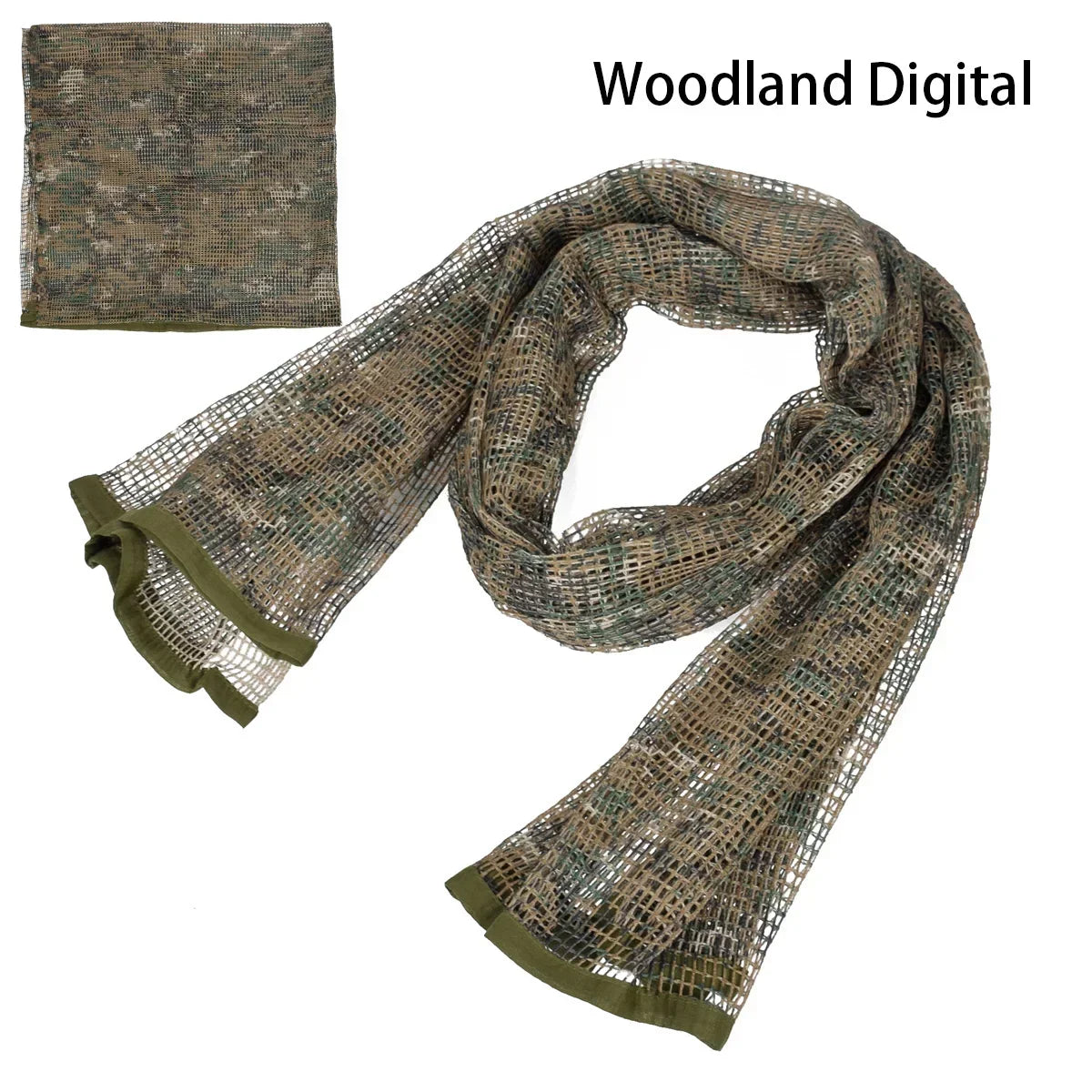 Camouflage Netting Tactical Mesh Net Camo Scarf Sports Hunting Shooting Wild.
