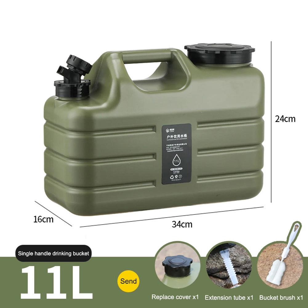 10/11/12L Drinking Water Container with Spigot Leakproof Camping Water.