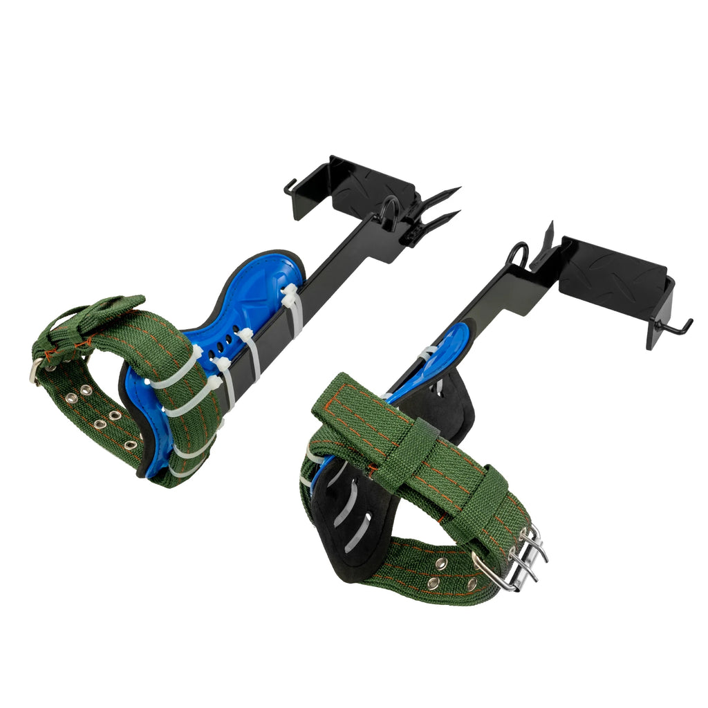 1 Set Portable Tree Climbing Spike Set with Safety Belt Practical Climbing Tree Spikes.