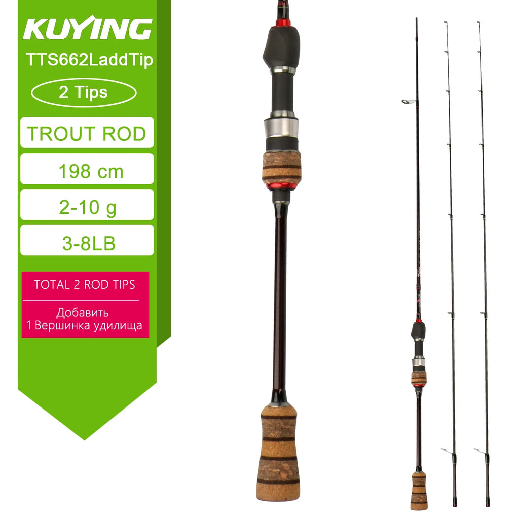 Fishing Rod Lure Cane Spinning Casting FUJI Carbon