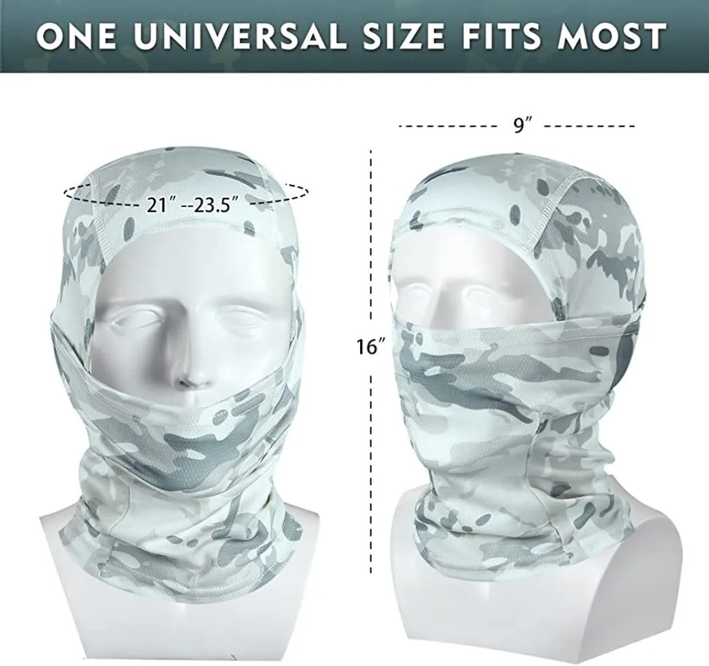 Balaclava Full Face Mask UV Protection Sun Hood Outdoor Hunting Military Tactical Masks for Men Women