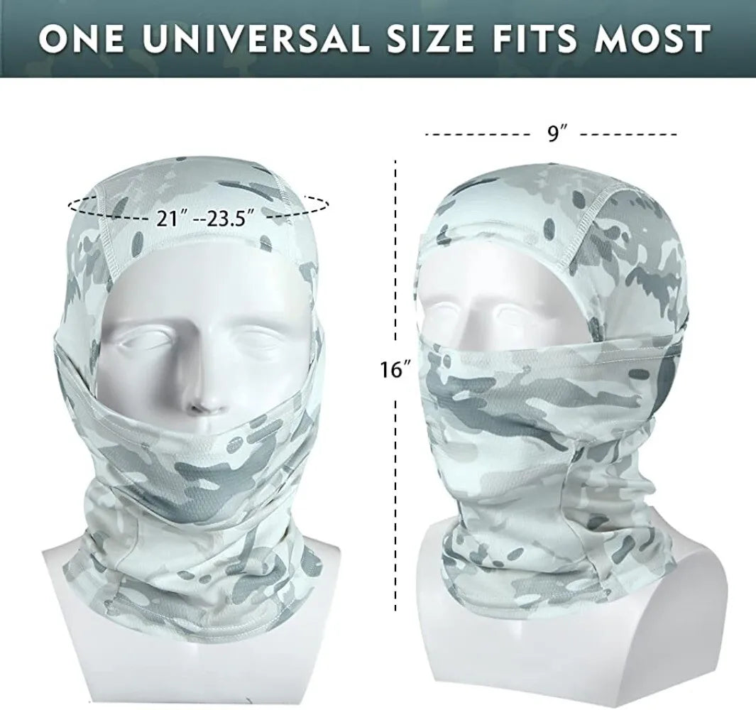 Balaclava Full Face Mask UV Protection Sun Hood Outdoor Hunting Military Tactical Masks for Men Women