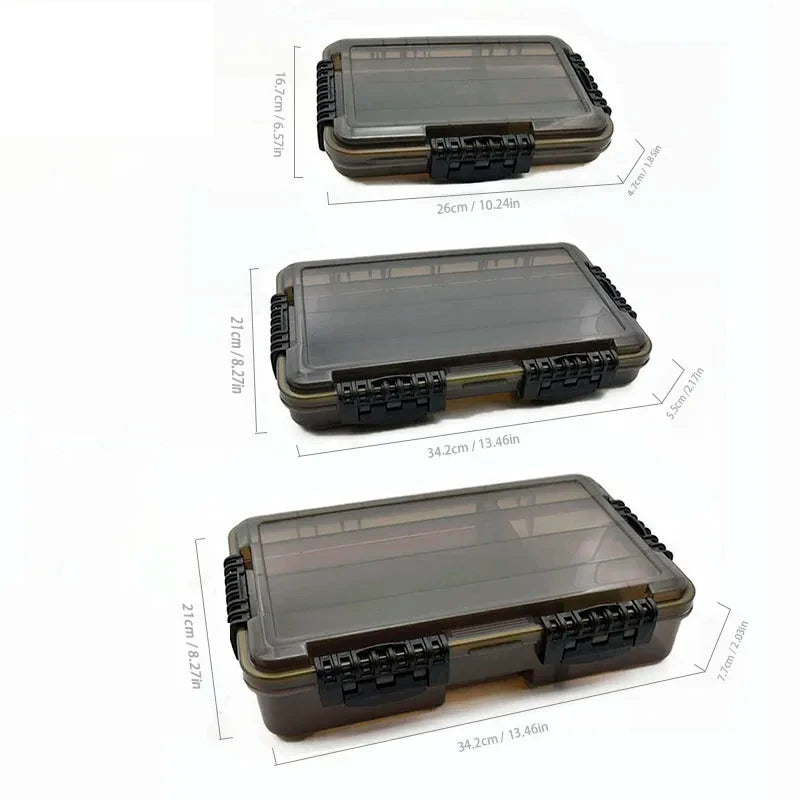 Large-Capacity Waterproof Fishing Tackle Box Fishing Accessories Tool Storage.