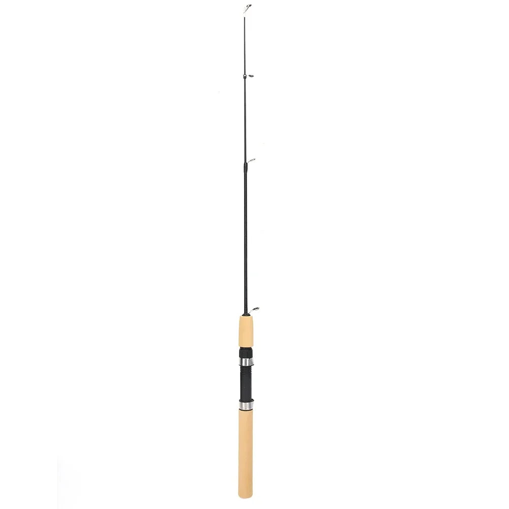 60/80/100cm Ice Fishing Pole Portable Carbon Fish Pole Light Weight River.