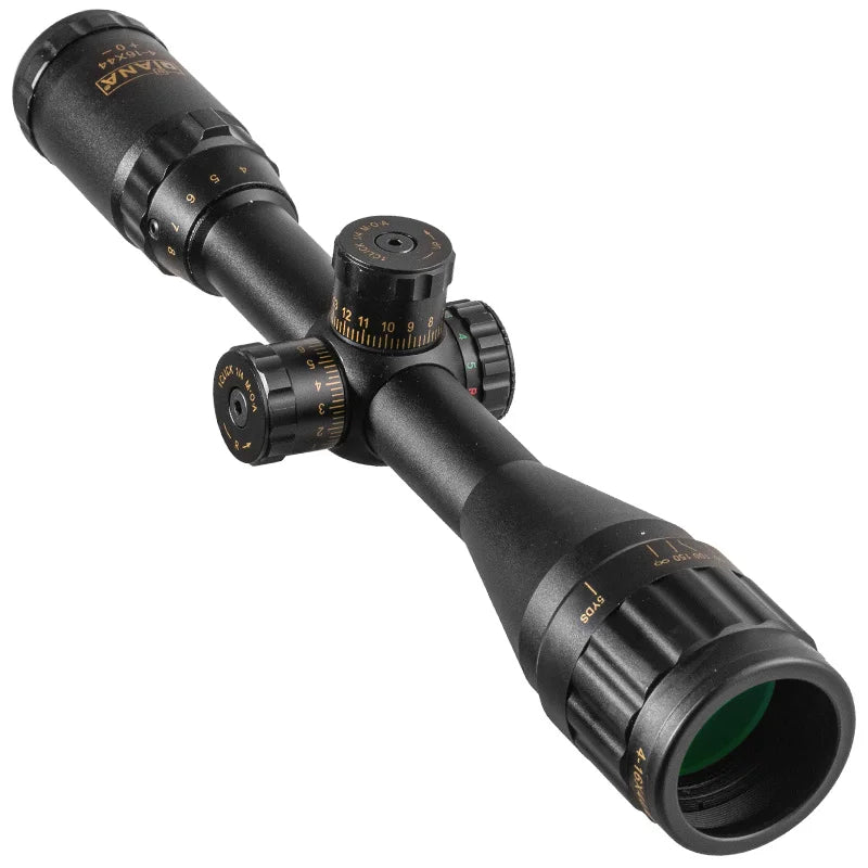 DIANA 4-16x44 Tactical Riflescope Optic Sight Green Red Illuminated.