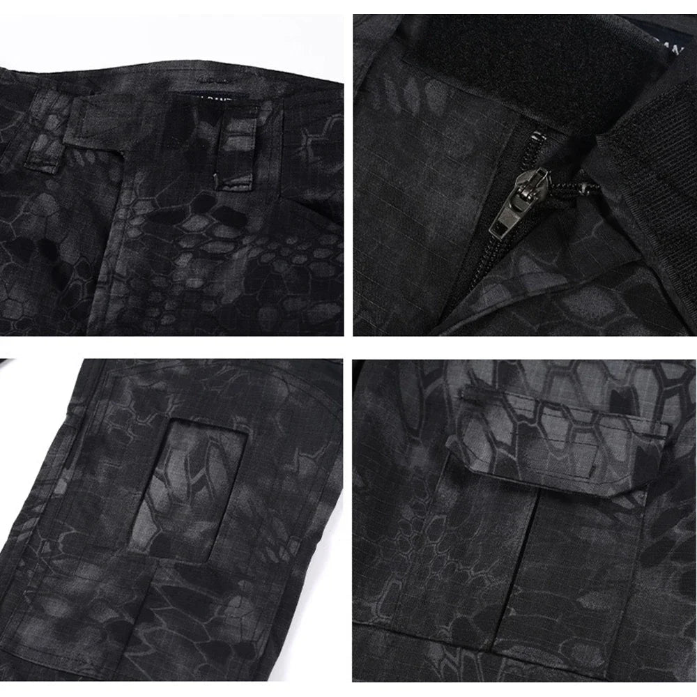 Men Sport Trousers Camouflage Multicam Trekking Hunting Clothes Outdoor