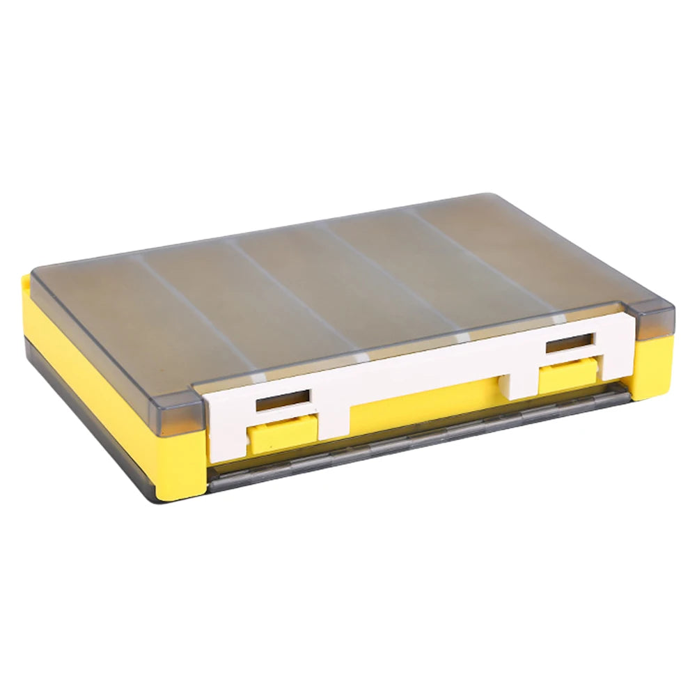 Double Sided Fishing Lure Jig Head Box Organizer with Adjustable Dividers.