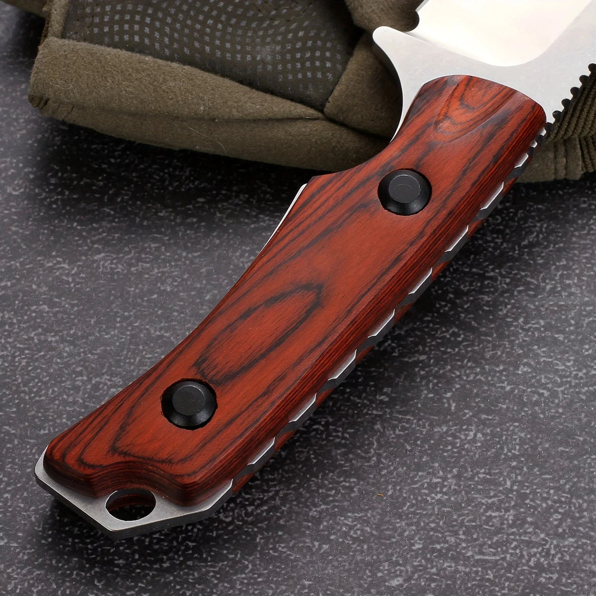 BM 15017 Hunt Hidden Canyon Hunter Fixed Knife 8Cr13Mov Blade Stabilized.