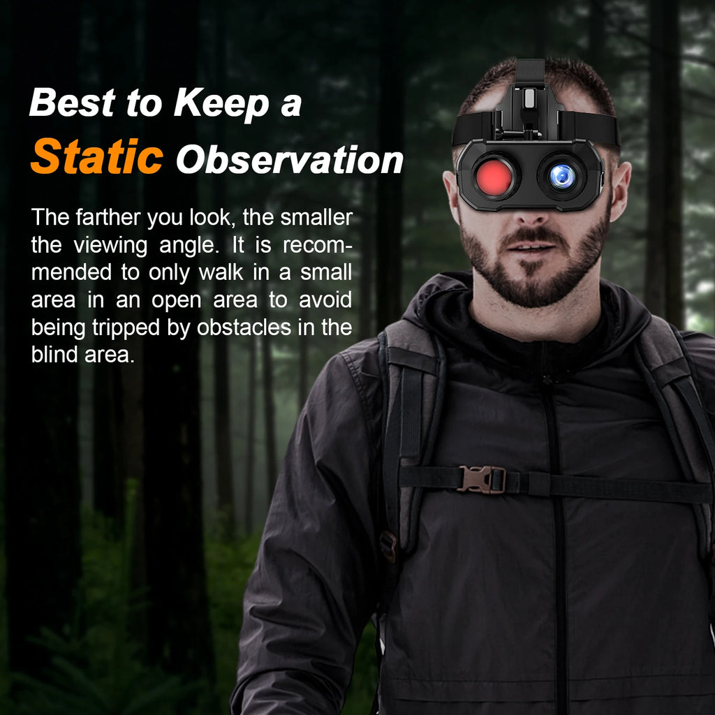 Long Range Helmet Mounted Tactical Digital Infrared Night Vision Binoculars NV8000