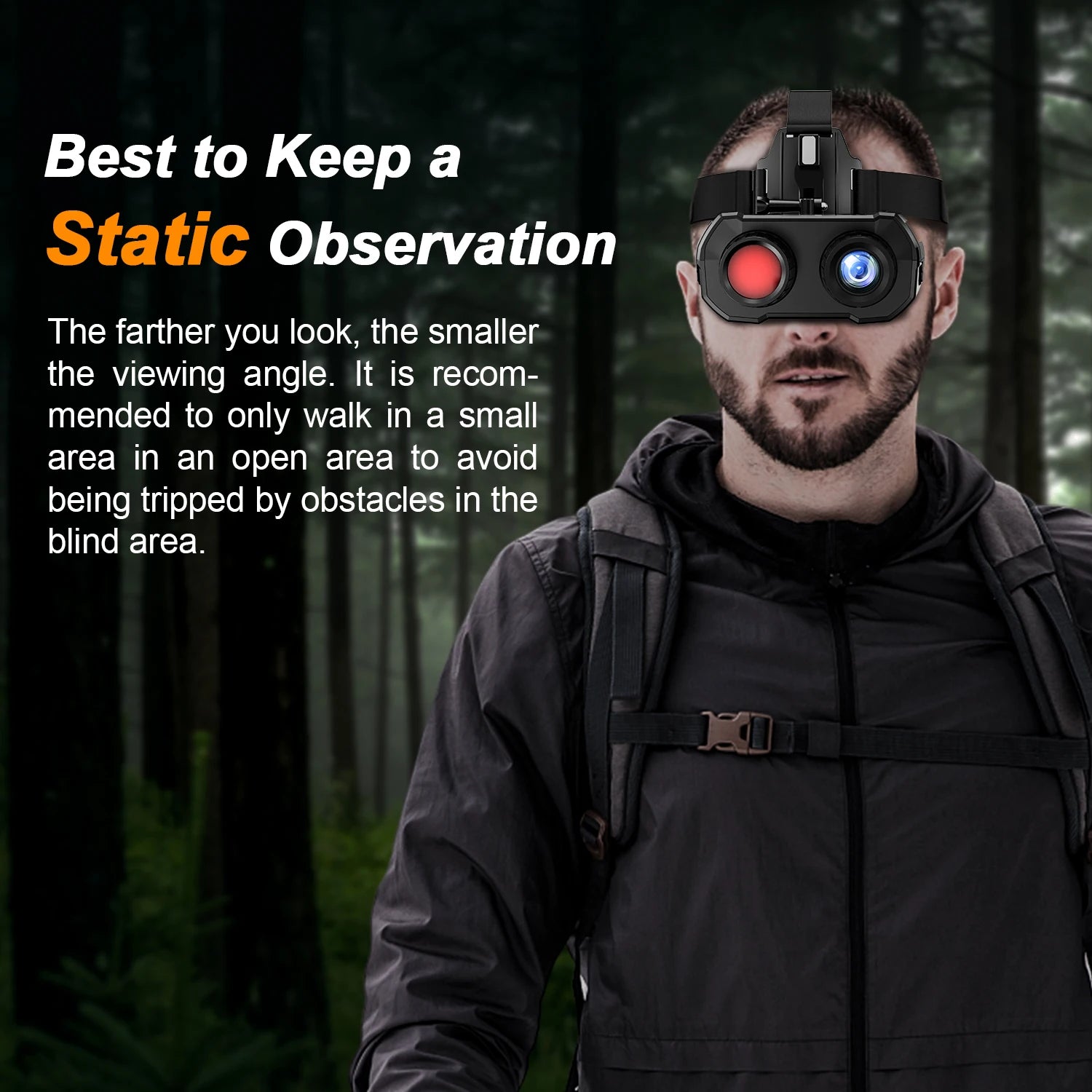 Long Range Helmet Mounted Tactical Digital Infrared Night Vision Binoculars NV8000