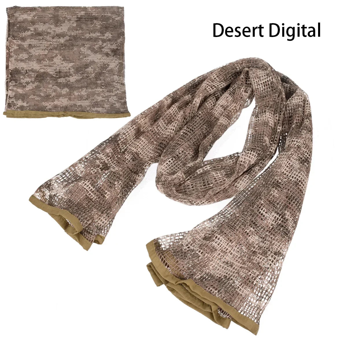 Camouflage Netting Tactical Mesh Net Camo Scarf Sports Hunting Shooting Wild.