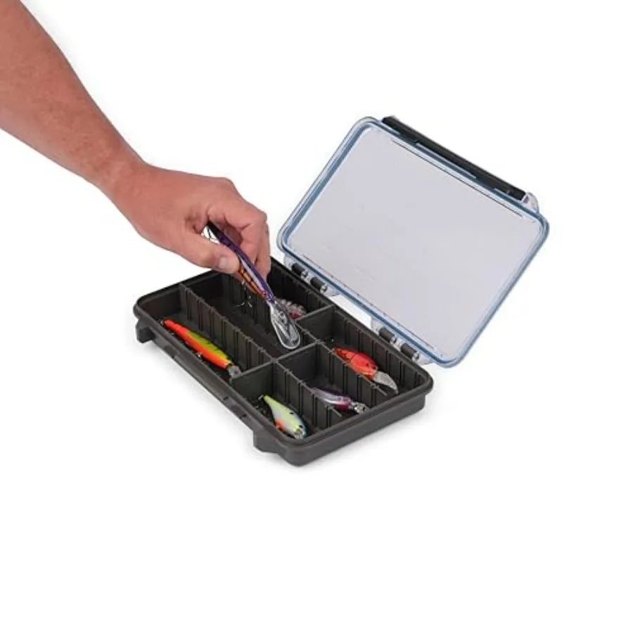 Plano StowAway Tackle Box 3600 Waterproof 4-Pack Stow for Fishing Gear Storage.