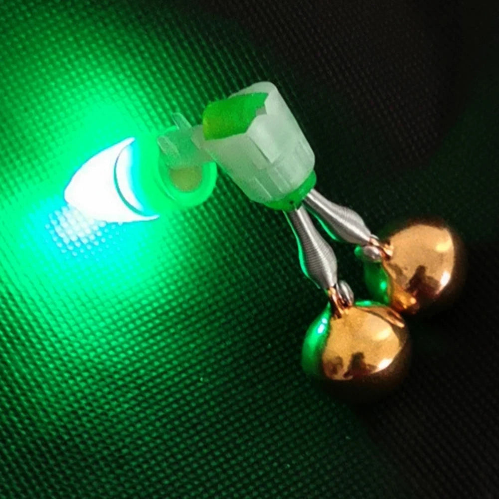 20-1PCS Fish Bite Alarm Twin Spiral Bells Fishing Indicator Bait Alarm.
