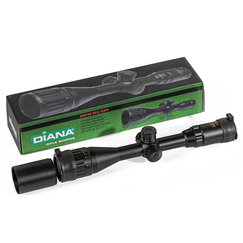 DIANA 4-16x44 Tactical Riflescope Optic Sight Green Red Illuminated.