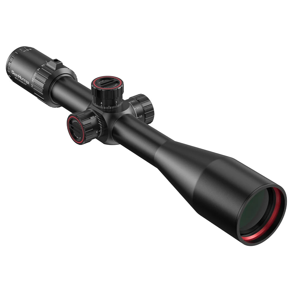 WestHunter HD 6-24X50 SFP Riflescopes Second Focal Plane Tactical Sights 30mm Tube HD Glass Etched Reticle Hunting Scope
