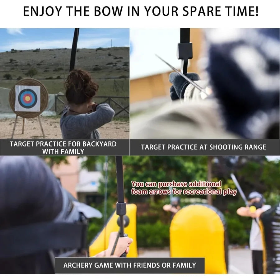 Archery Bow and Arrow Adult - Takedown Recurve Bows Archery Set for Adults.