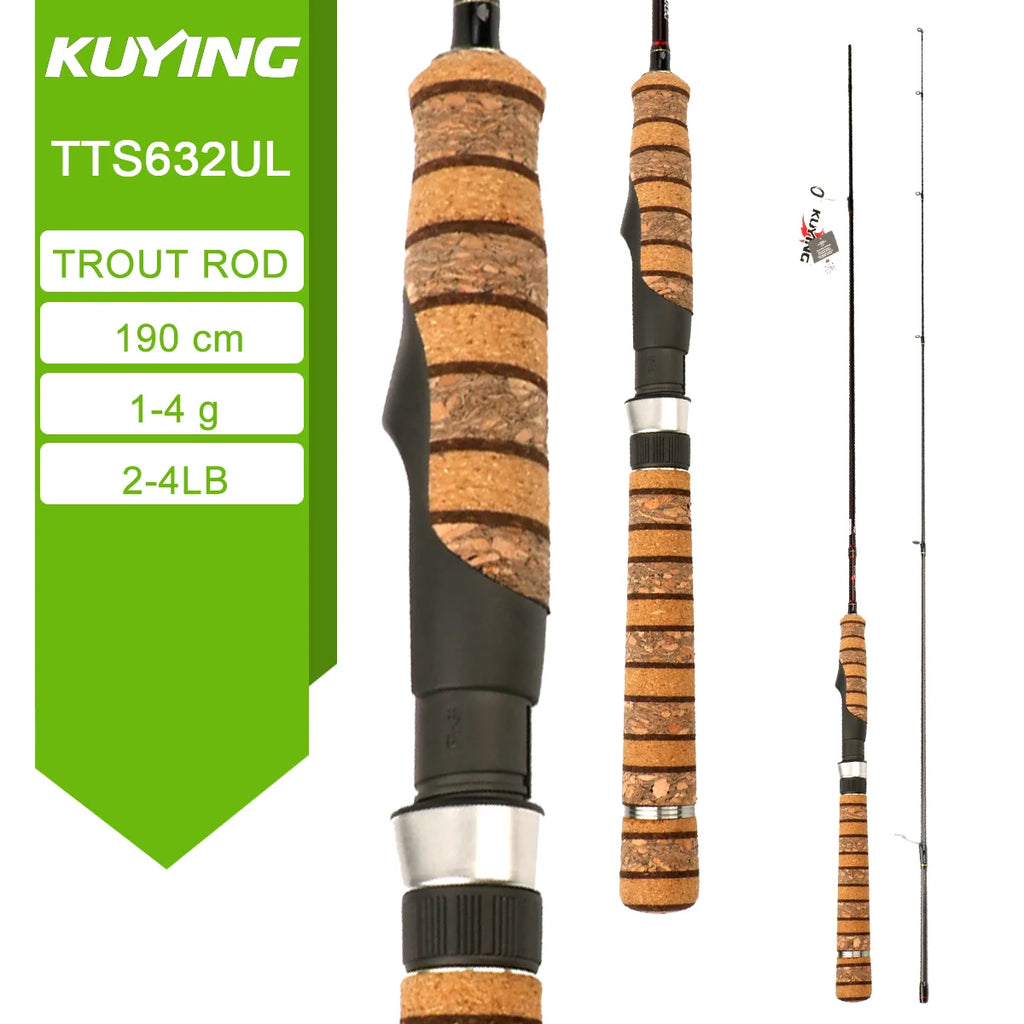 Fishing Rod Lure Cane Spinning Casting FUJI Carbon