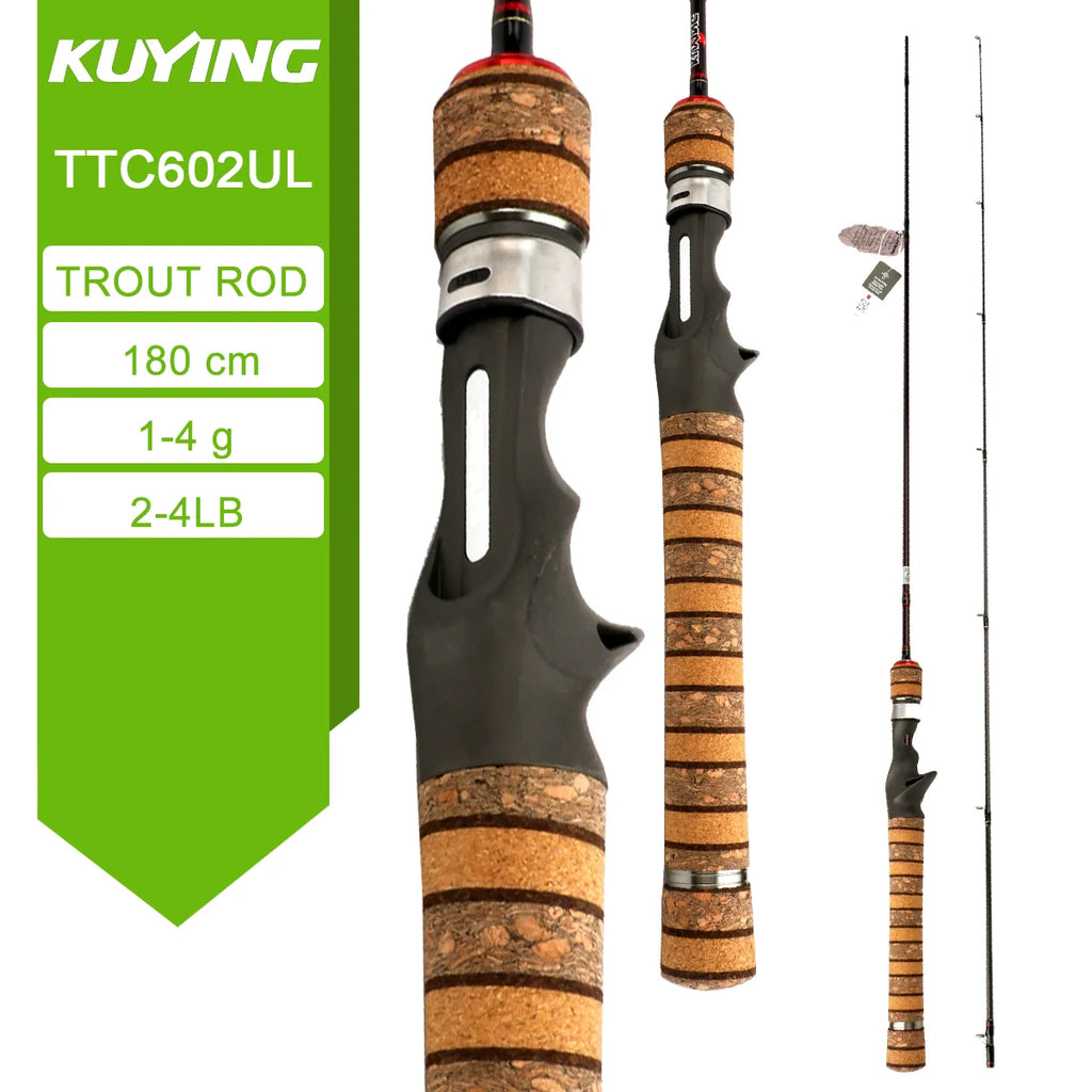Fishing Rod Lure Cane Spinning Casting FUJI Carbon