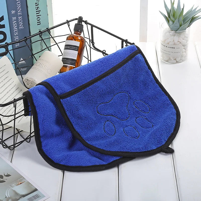 Bath Supplies Pet Bath Towel Quick-Drying Absorbent Microfiber Big.